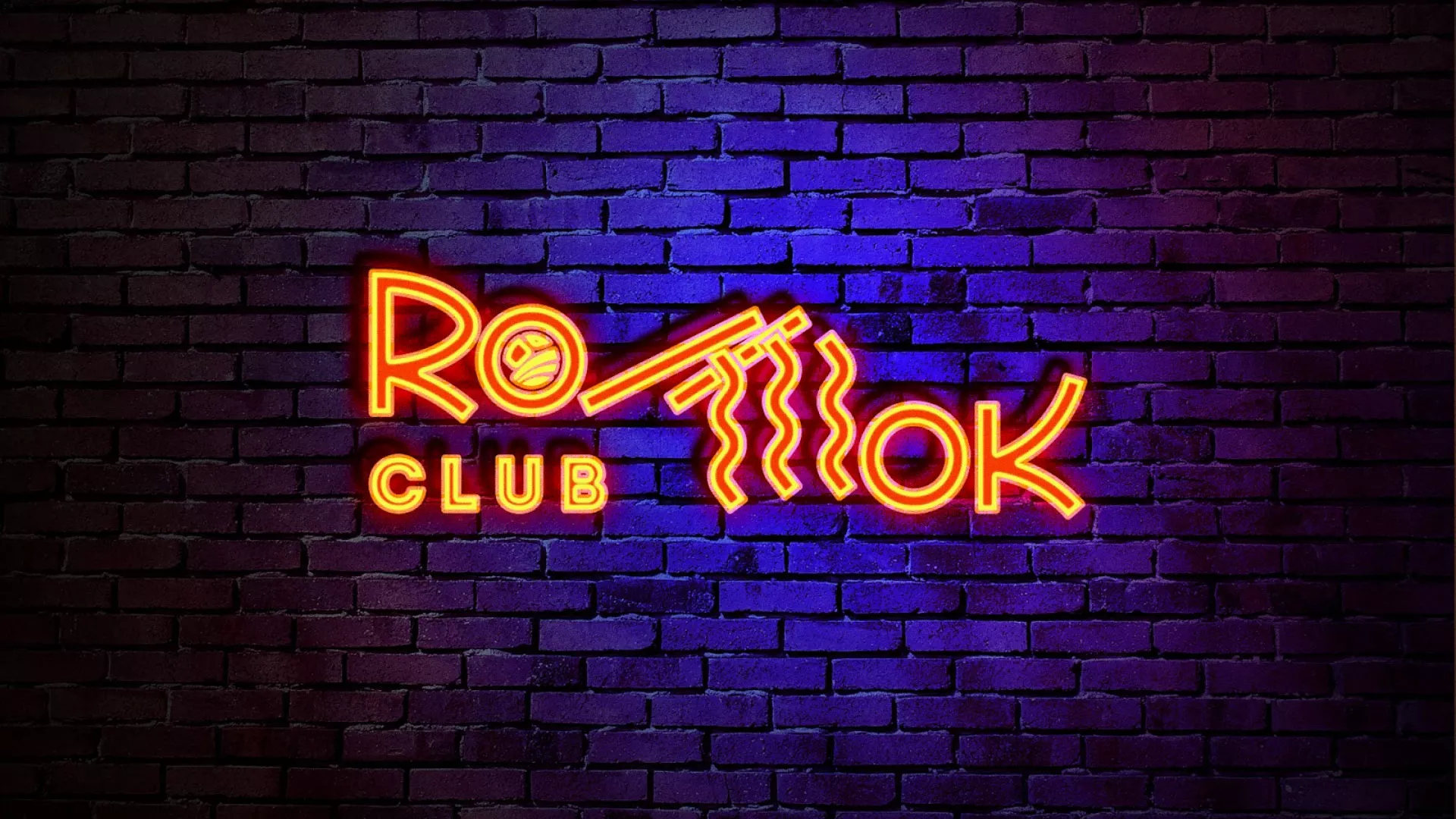 Разработка интерьерной вывески суши-бара «Roll Wok Club»